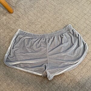 Brandy Melville Silver Athletic Shorts